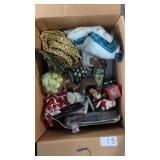 Box Lot of Assorted Christmas Items