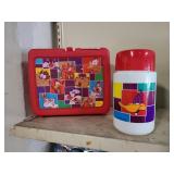 Looney tunes lunch box & Thermos plastic