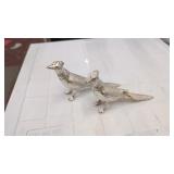 Metal bird salt n Peppa shakers