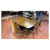 4 Pc Wooden Dining Room Table