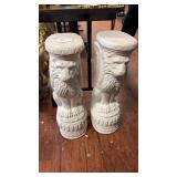 Pair of Lion Pedestals