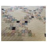 Vintage handmade quilt- 60 x 82 inches