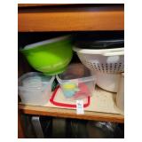 Plastic storage & misc items