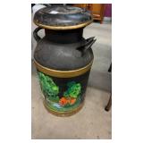 24 inch Painted Milk Can