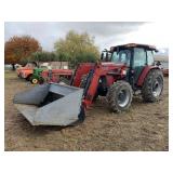 CASE 105U TRATCTOR WITH L745B FRONT LOADER