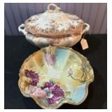 Lilac Waterloo Potteries Semi Porcelain England Tu