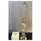 Pair Of Lamps Including Modern Cube SpotLight And