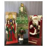 Lot Of Christmas Decoration Including Handmade Woo