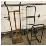 Metal 2 Wheel Furniture Dolly With Firewood Dolly