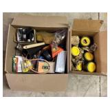 Large Collection Of Clay Pigeons With Box Of Assor