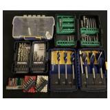 Large Collection Of Bits By Irwin, Hitachi, Kobalt