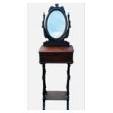 Victorian Rosewood Shaving Mirror With Lift Top St