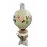 Hand Painted Gone With The Wind Style Parlor Lamp