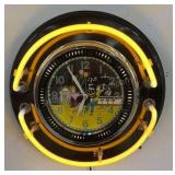 20in Neon Retro Clock