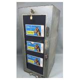 Compact Mechanical Card Vender Coin Op Machine,