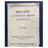 Moline Plow Company No 22 Parts Book