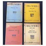 Oliver BG, BGS, EG Manuals