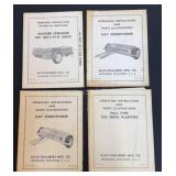 4 Allis Chalmers Manuals Hay Conditioner, Spreader