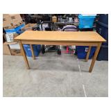 Sofa table 60 by 20 by 30 tall