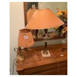 2 vintage lamps