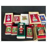 10 Hallmark ornaments