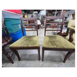 Mahogany dining chairs