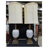 Pair of lamps art deco