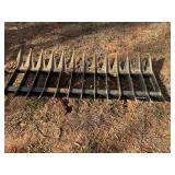 Skid-steer root rake