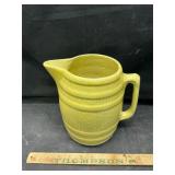 Pottery pitcher