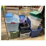 Large lot of totes