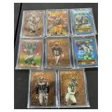 Assorted football cards