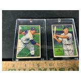 1952 Frank Shea and Gene Woodling cards