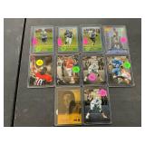 Assorted football cards