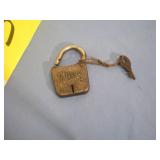 Antique Padlock with Key, Miloco