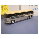 Bus Bank, Blue & White Lines Holiday Cruiser