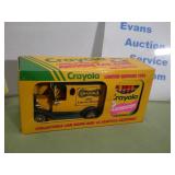 Crayola Collectible Car Bank and Crayons