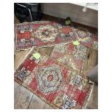 (4) Turkish Rugs. 35"X20"