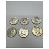 6 - USA Kennady Half Dollars 1968-Dï¿½s