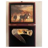 Western Theme Collectible Knife in Box