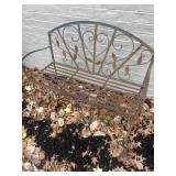 Cast iron bench