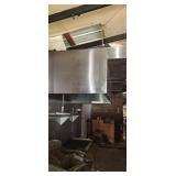 9 foot x 55" Industrial Stainless steel range