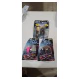 Star Trek, 3 action figures, trelane,  andorian