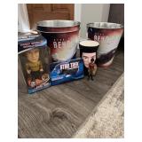 StarTrek Captain Kirk Bobble Head, mug