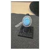 Faux turquoise ring