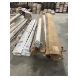 3 pallets of Misc size of Aluminum Colums with