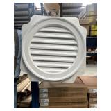 (4) Mid America 22ï¿½ Round Gable Vent- white