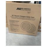 (13) Mid America 22ï¿½ Octagon Gable Vent- 2 wheat,