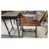 2- antique tables