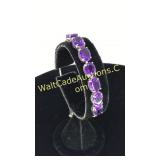 .925 Amethyst Bracelet