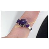 Amethyst Ring Sz 7